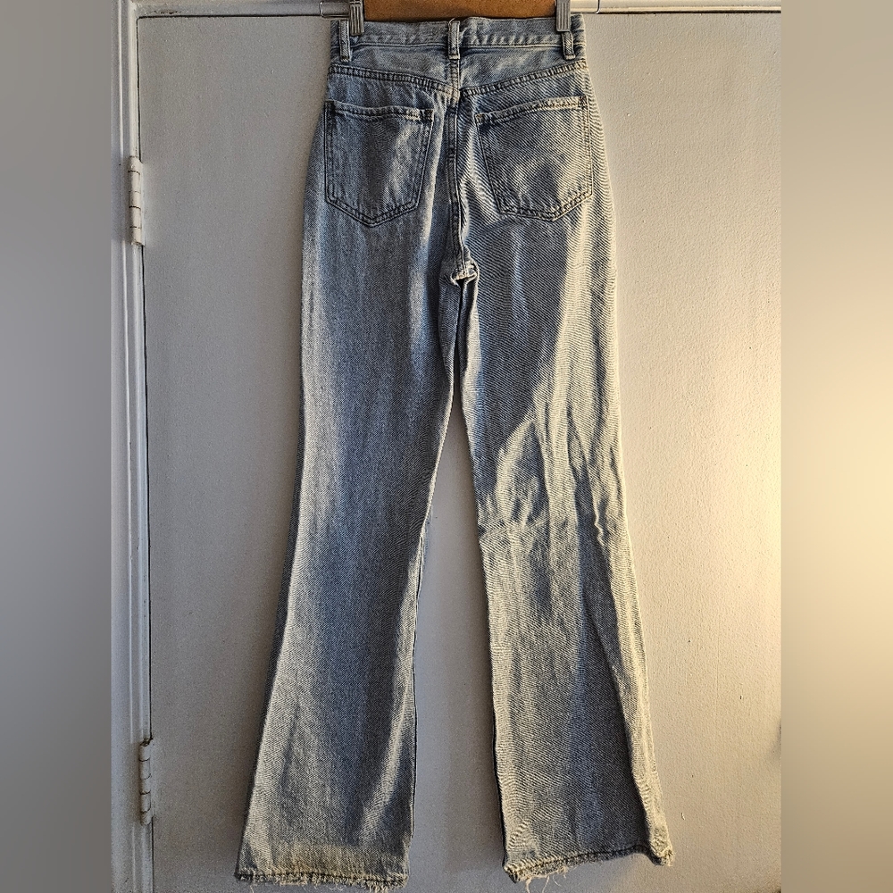 PacSun Women's High Rise Boot Cut Buttton Fly Denim Jeans Size 24 - Picture 6 of 6